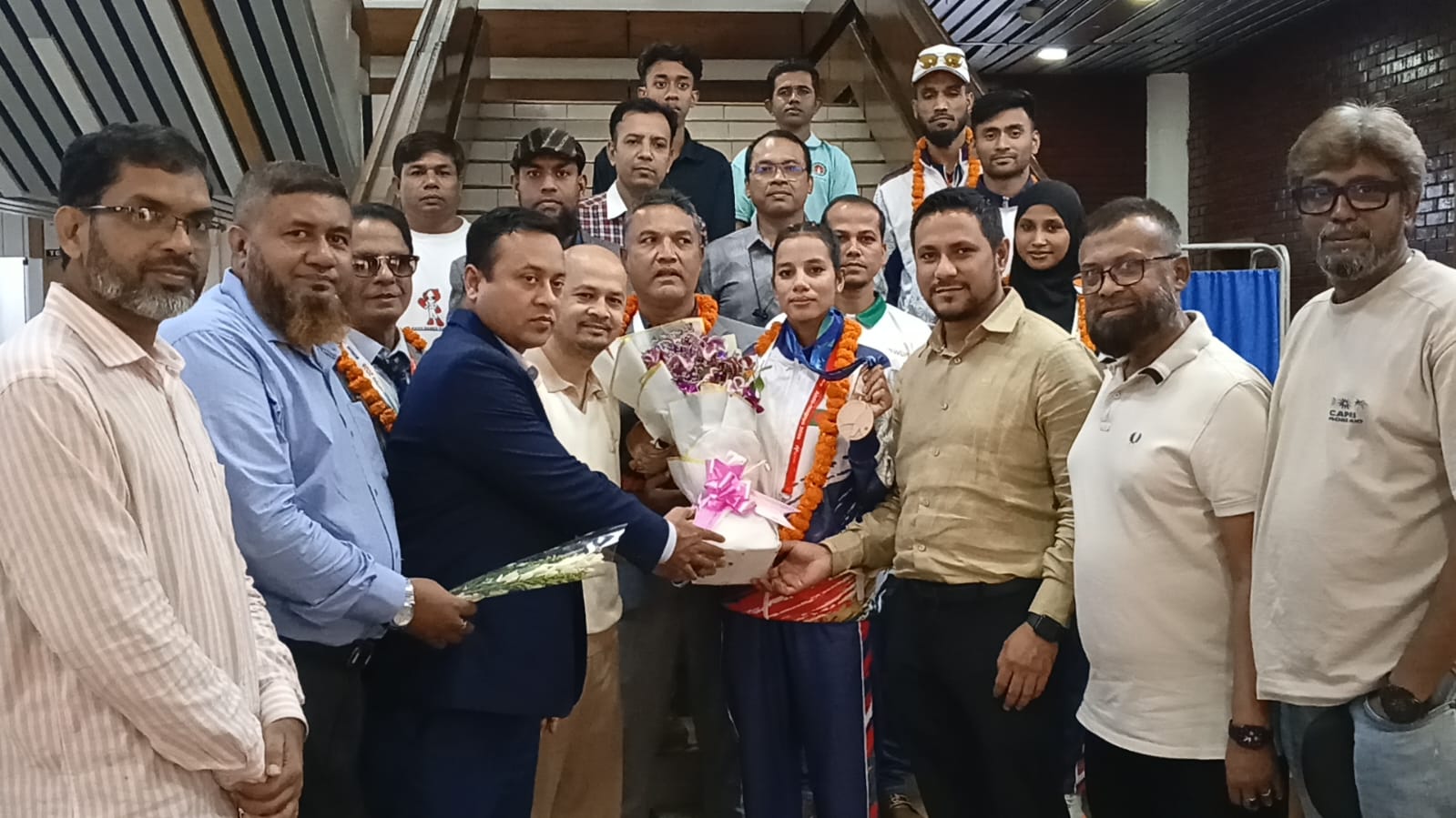 Wushu Athlete Jinnat accorded reception