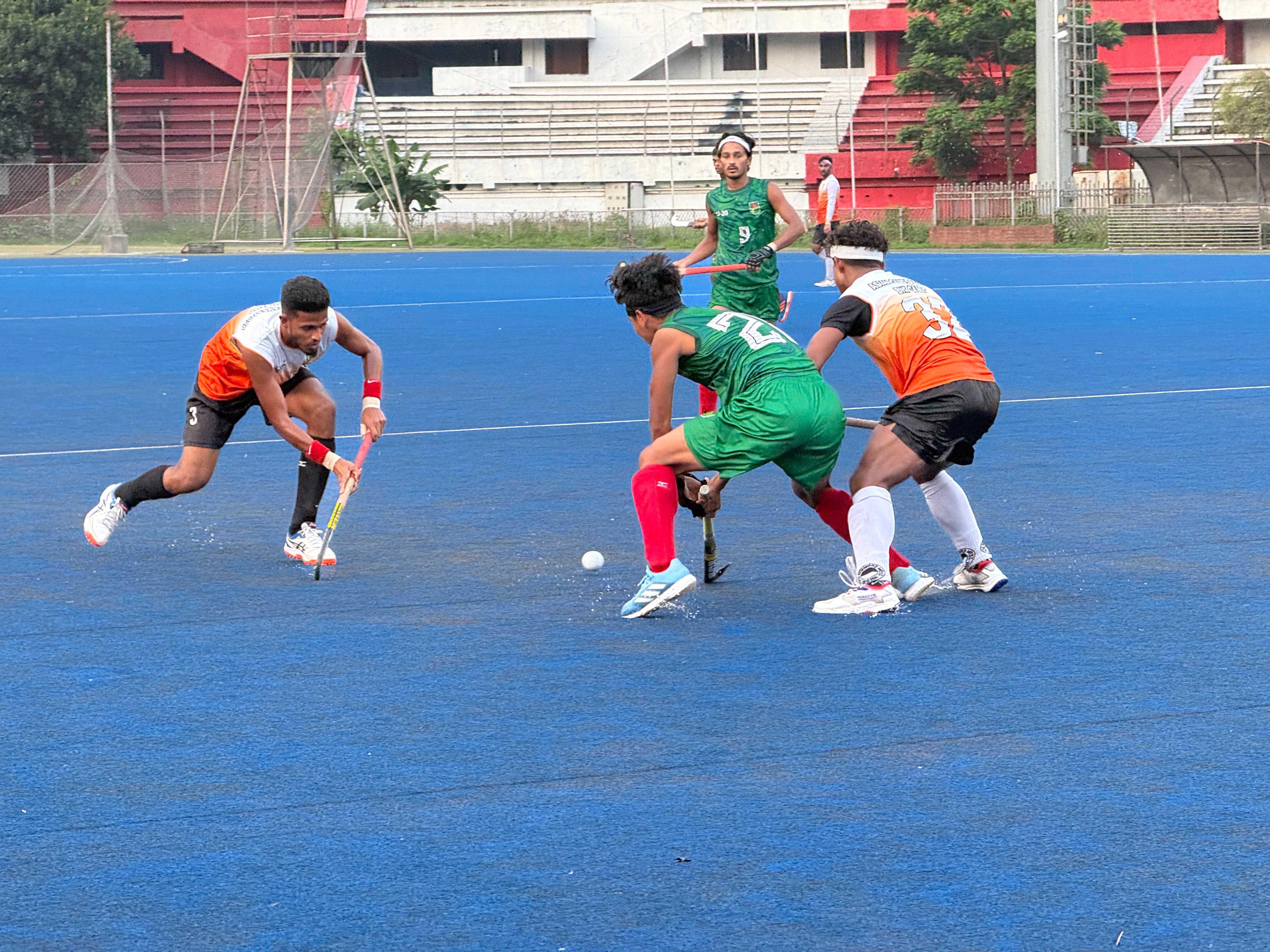 National Hockey Team beat U-20 team in practice match